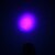tanie Lampy zewnętrzne-380 ~ 400 nm Single-Mode 9-LED Purpurowy Latarka UV Light (3xAAA, Srebrny)