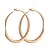 voordelige Oorbellen-KU NIU Women&#039;s Gold Plating 50mm Earring Er0317