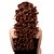 billige Syntetiske parykker-Capless lenge høykvalitets syntetisk Medium Copper Red Curly Hair Parykker Side Bang