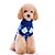 economico Vestiti per cani-Dog Sweater Puppy Clothes Plaid / Check Fashion Classic Winter Dog Clothes Puppy Clothes Dog Outfits Blue Costume for Girl and Boy Dog Woolen XS S M L XL