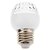 levne Žárovky-LED kulaté žárovky 80 lm E26 / E27 20 LED korálky Teplá bílá 220-240 V