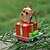 billige Hundetøj og -tilbehør-Cute Yorkshire Dekorative Ornament julegave til Pet Lovers