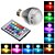 olcso LED-es gömbizzók-3 W LED gömbbúrás izzók 300 lm E26 / E27 LED gyöngyök Integrált LED Távvezérlésű RGB 85-265 V