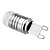 levne LED bi-pin světla-G9 3W 3-LED 75-90lm 2800K teplá bílá LED Spot Light Bulb (DC 12V)