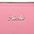 cheap Vip Deal-NUCELLE Women&#039;s Pink Cowhide Cross Stripe Shell Bag