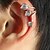 cheap Ear Cuffs-Women&#039;s Ear Cuff Leaf Ladies Punk European Silver Plated Earrings Jewelry Gold / Silver For Daily 1pc