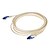billige Lydkabler-Optisk Toslink M / M Square-Port Lydkabel Pearl White (3M)