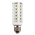 billige Elpærer-E26/E27 LED-kolbepærer T 44 leds SMD 5050 Kold hvid 480lm 6000-6500K Vekselstrøm 220-240V