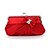 cheap Clutches &amp; Evening Bags-Women&#039;s Flower Satin Evening Bag Wedding Bags Red / Fuchsia / Burgundy / Fall &amp; Winter