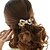 cheap Hair Jewelry-Women&#039;s Elegant Rhinestone Alloy Barrettes Party Business / Ceremony / Wedding
