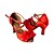 ieftine Pantofi Dans Latin-Damă Latin Sală Dans Satin Călcâi Toc Personalizat Roșu Personalizabili