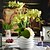 Недорогие Искусственные цветы-Филиал Полиэстер Орхидеи Букеты на стол Искусственные Цветы