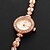 preiswerte Modeuhren-Damen Uhr Armband-Uhr Quartz Gold Imitation Diamant Analog Zeichentrick Elegant Modisch Rotgold