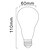 voordelige Gloeilampen-5W 425-800lm E26 / E27 LED-bollampen A60 (A19) 32 LED-kralen SMD 5730 Koel wit 85-265V