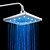 levne Sprchové hlavice-Chrom modrá LED Sprchová hlavice