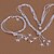 cheap Jewelry Sets-Silver Plated Necklaces Bracelets &amp; Bangles For Party Birthday Engagement Gift Daily Wedding Gifts