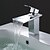 abordables Robinetteries de lavabo-Centerset Chrome cascade lavabo robinet