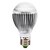 olcso LED-es gömbizzók-3 W LED gömbbúrás izzók 300 lm E26 / E27 LED gyöngyök Integrált LED Távvezérlésű RGB 85-265 V