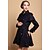 cheap Women&#039;s Outerwear-Lady Swing Lapel Coat