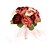 abordables Flores de boda-Niza de la forma redonda de la tela de la boda ramo de novia con la cinta