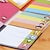 billiga Papper och anteckningsböcker-hopfällbar flera former självhäftande not (slumpmässig färg)