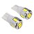 cheap Car Exterior Lights-10pcs Wire Connection Car Light Bulbs 2 W SMD 5730 150 lm 6 LED Side Marker Lights For universal
