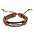 cheap Men&#039;s Jewelry-Unisex Believe Fabric Leather Bracelet(Random Color)