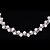 זול סטים של תכשיטים-בגדי ריקוד נשים פנינה סט תכשיטים עגילים תכשיטים עבור חתונה Party אירוע מיוחד יוֹם הַשָׁנָה יום הולדת מתנה