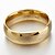 baratos Anéis para Homem-Anel de banda Dourado Aço Titânio Fashion 8 / Homens / Homens