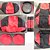 cheap Car Seat Covers-Tirol® 13 Pieces/Set Car Seat Covers Universal 2 Front Seat &amp; 1 Bench Seat Black and Red Auto Accessories