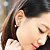 olcso Divat fülbevalók-Női Beszúrós fülbevalók Luxus Divat Európai aranyos stílus Hamis gyémánt Fülbevaló Ékszerek Kompatibilitás Napi
