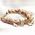 cheap Bracelets-Four Leaf Clovers Alloy Leatherette With Pearl Bracelet