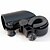 billiga Styren och stammar-Gun Shape svart ABS Bike Ficklampa Clip (anpassningsbar till styret diameter inom 2.7cm)