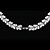 levne Sady šperků-Dámské Kubický zirkon Sady šperků Náušnice Šperky Vyčistit Pro Svatební Párty Zvláštní příležitosti Výročí Narozeniny Zásnuby / Dar / Náhrdelníky