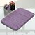 billige Måtter og tæpper-Bath Mat Memory Foam Stribemønst 16x24 &quot;Purple