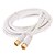 abordables Câbles audio-JSJ® 3M 9.84FT Coaxial F-Type Male to Male CCTV Cable - White