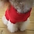 cheap Dog Clothes-Dog Sweater Puppy Clothes Solid Colored Winter Dog Clothes Puppy Clothes Dog Outfits Red Blue Brown Costume for Girl and Boy Dog Woolen XS S M
