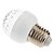 cheap Light Bulbs-LED Globe Bulbs 80 lm E26 / E27 20 LED Beads Warm White 220-240 V
