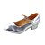 رخيصةأون أحذية رقص القاعات &amp; أحذية الرقص الحديث-Women&#039;s Modern Shoes Ballroom Shoes Practice Shoes Heel Chunky Heel Silver Silver Buckle Kid&#039;s