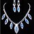 cheap Jewelry Sets-Women&#039;s Jewelry Set Earrings Jewelry Red / Blue For Wedding Party Special Occasion Birthday Gift Engagement / Necklace