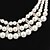 cheap Necklaces-Elegant Imitation Pearl Strand With Rhinestone Women&#039;s Necklace