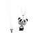 cheap Necklaces-Women&#039;s Pendant Necklace Fashion Rhinestone Alloy Black Necklace Jewelry For Daily Casual