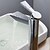 abordables Robinetteries de lavabo-Moderne Vasque Soupape céramique 1 trou Mitigeur un trou Chrome , Robinet lavabo