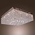 voordelige Plafondlampen-50 cm Kristal LED Plafond Lampen Galvanisch verzilveren Modern eigentijds 110-120V 220-240V / G4
