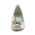 cheap Women&#039;s Heels-Women&#039;s Wedding Summer Kitten Heel Satin Stretch Satin Ivory Champagne Black