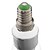 billige Elpærer-330 lm E14 LED-stearinlyspærer 6 leds SMD 5630 Kold hvid