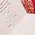 voordelige Huwelijksuitnodigingen-Wikkelen &amp; Verpakking Uitnodigingen van het Huwelijk Uitnodigingskaarten Klassieke Stijl / Bruid &amp; Bruidegom Stijl Kaart Papier / Papier  met reliëf 7 1 / 5 &quot;X 5&quot; (18,4 * 12.8Cm)  Linten / Bloem
