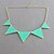 billige Mode Halskæde-Stilfuld Triangle Type Drip Bib Necklace