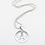 cheap Men&#039;s Necklaces-Men&#039;s Pendant Necklace - Titanium Steel Peace Silver Necklace Jewelry For Party, Daily