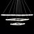 cheap Pendant Lights-UMEI™ 50 cm (20 inch) Crystal / Bulb Included / LED Pendant Light Metal Electroplated Modern Contemporary 110-120V / 220-240V